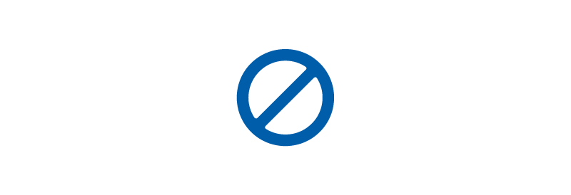 Circle Outline Prohibited Do Not