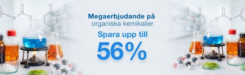 Megaerbjudande på organiska kemikalier