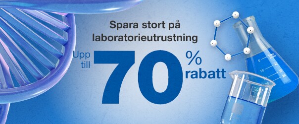 Stora besparingar på laboratorieutrustning