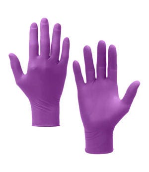 Kimberly Clark Kimtech™ Polaris™ nitrilhandskar, 25 cm, ambidextra, mörk magenta