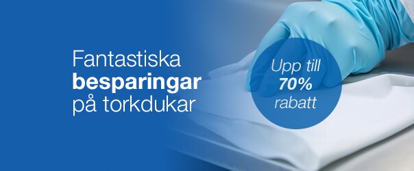 Fantastiska besparingar på torkdukar