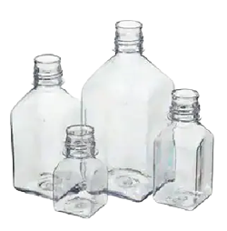 Square Plastic Bottles