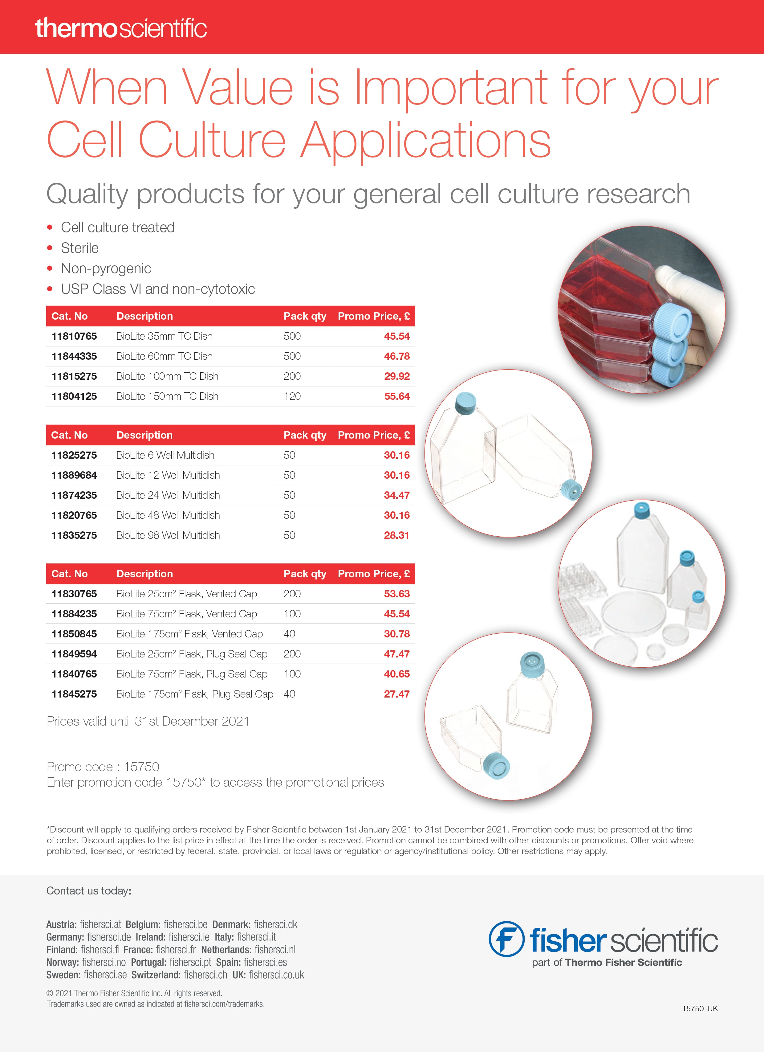 Cell Culture Dishes, Plates and Flasks